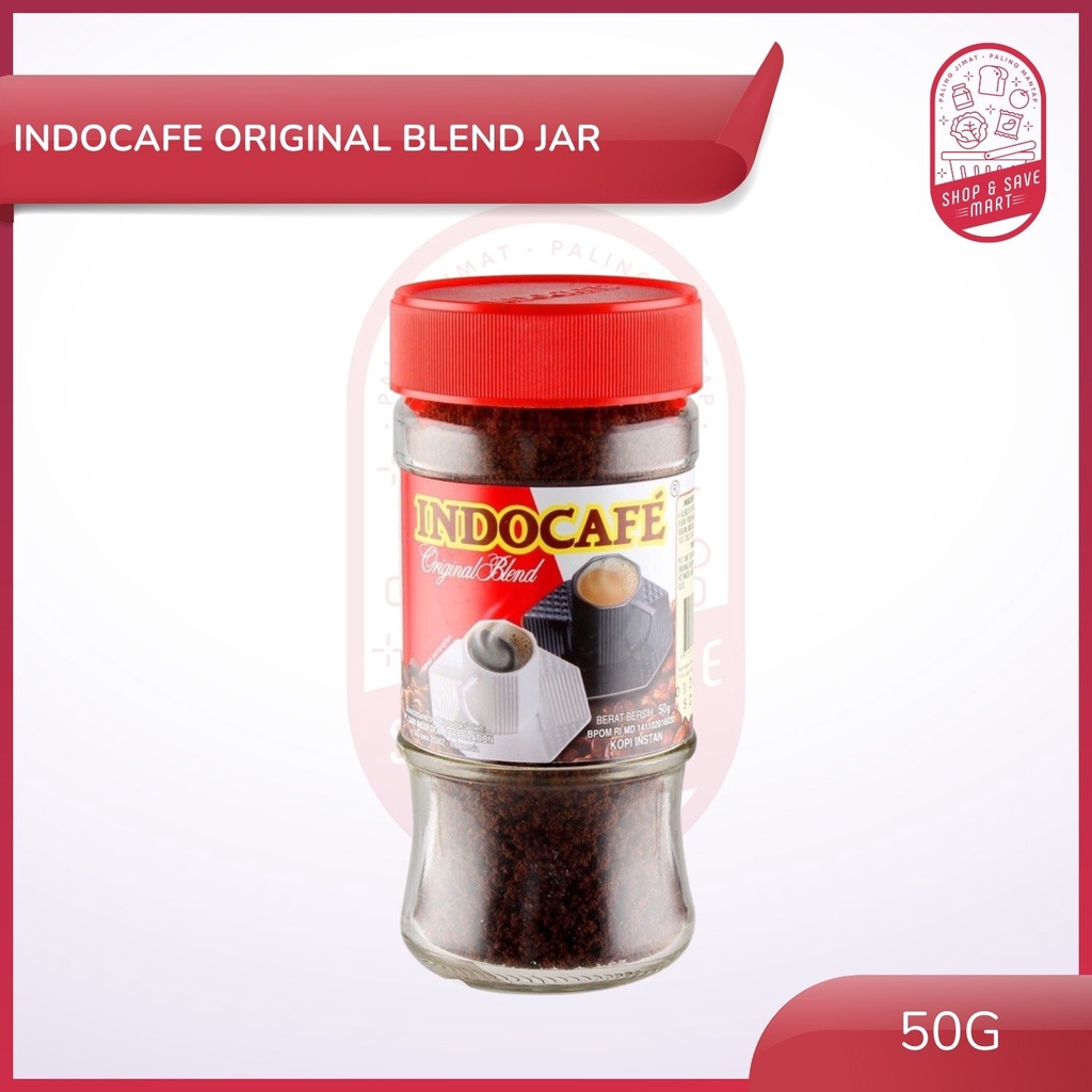 Indocafe Original Blend Instant Coffee Jar 50g Shopee Malaysia