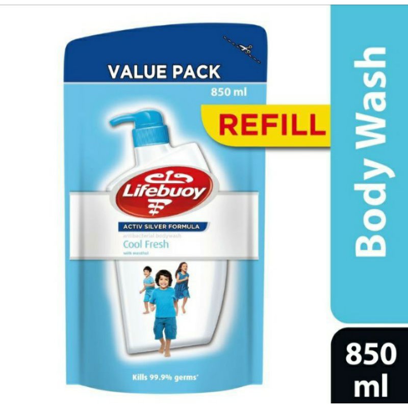 Free Shipping Rm Lifebuoy Antibacterial Body Wash Cool Fresh Refill