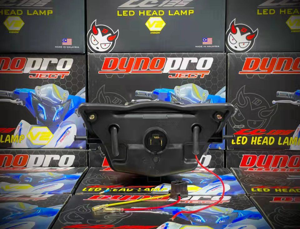 Lcv Dynopro Head Lamp Led X Track Lampu Besar Led Lc V V Plug And