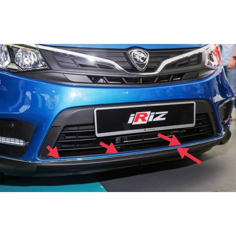 ORIGINAL PROTON IRIZ FL 2019 FRONT BUMPER LOWER MOULDING CHROME