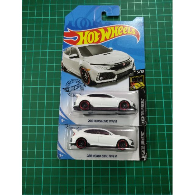 Hot Wheels 2018 HONDA CIVIC TYPE R White Shopee Malaysia