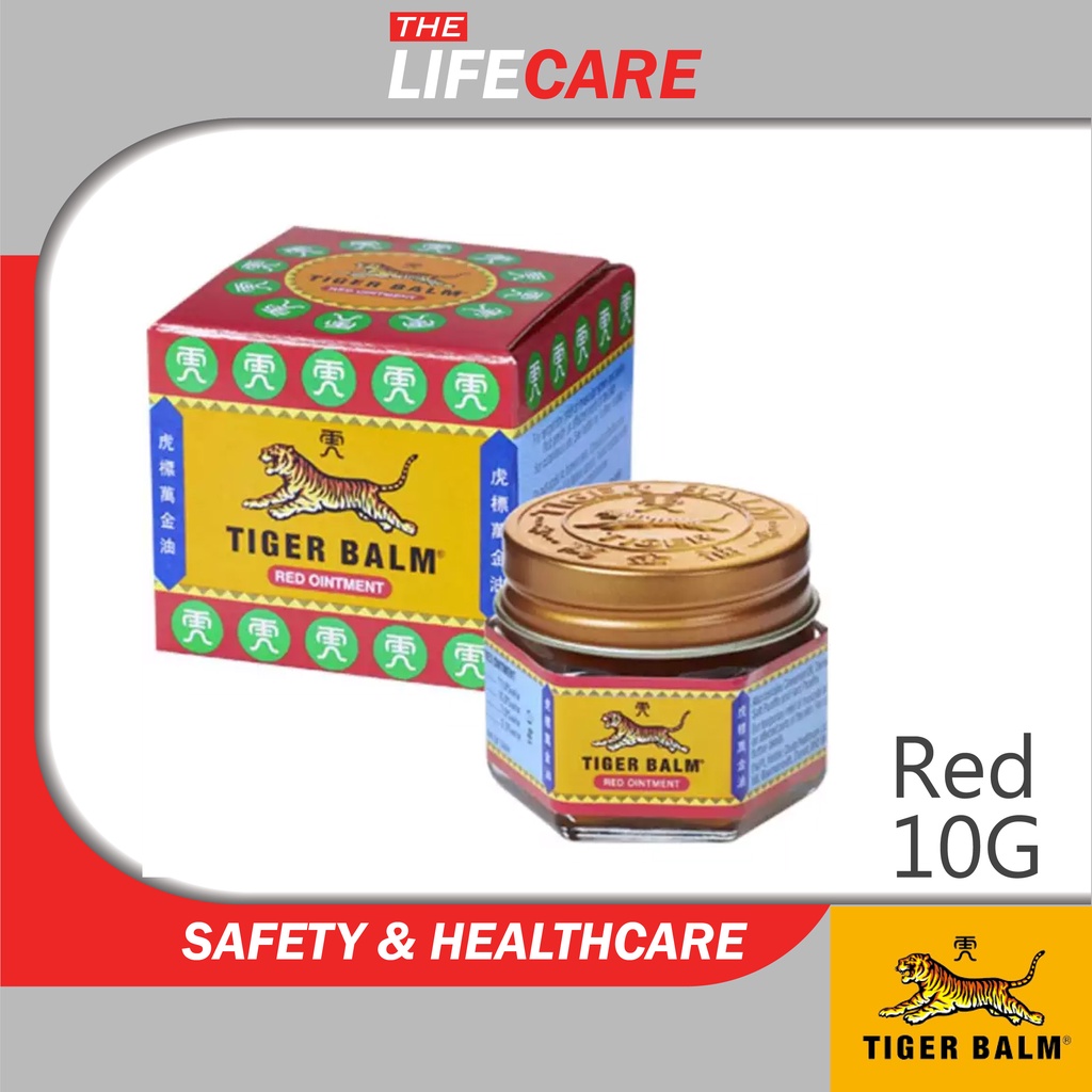 Tiger Balm White Ointment 10G Tiger Balm Plus Ointment 10G Red