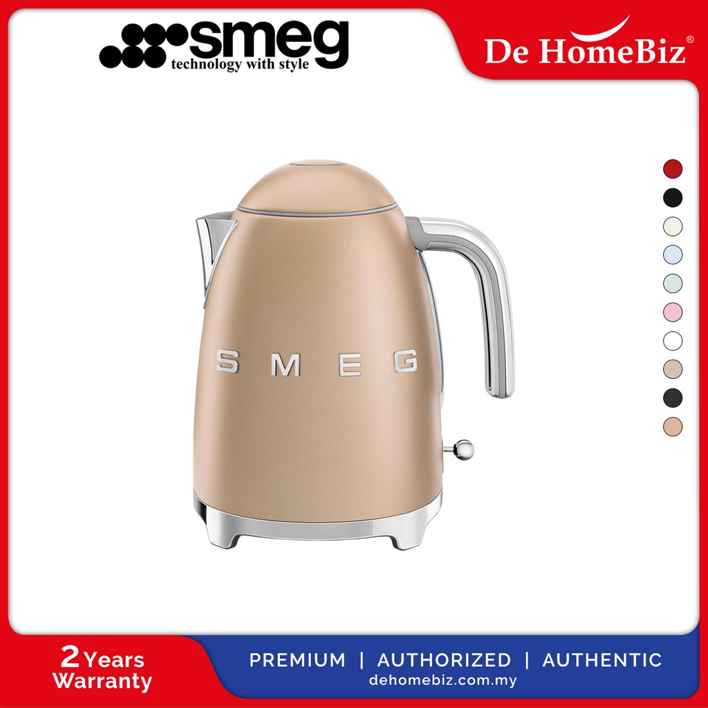 Smeg 50s Retro Style KLF03 Matte Electric Kettle Matte Gold Matte