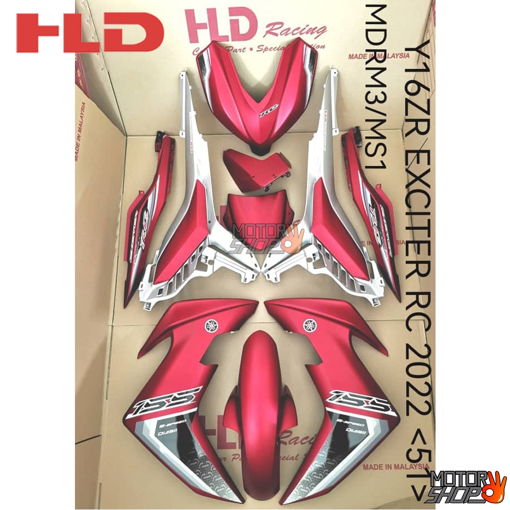 COVERSET HLD YAMAHA Y16ZR Y16 EXCITER 2022 EXCITER RC SNIPER GP