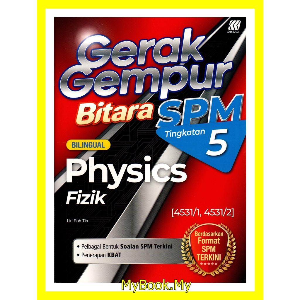 Baru Myb Buku Latihan Gerak Gempur Spm Tingkatan Kssm Physics