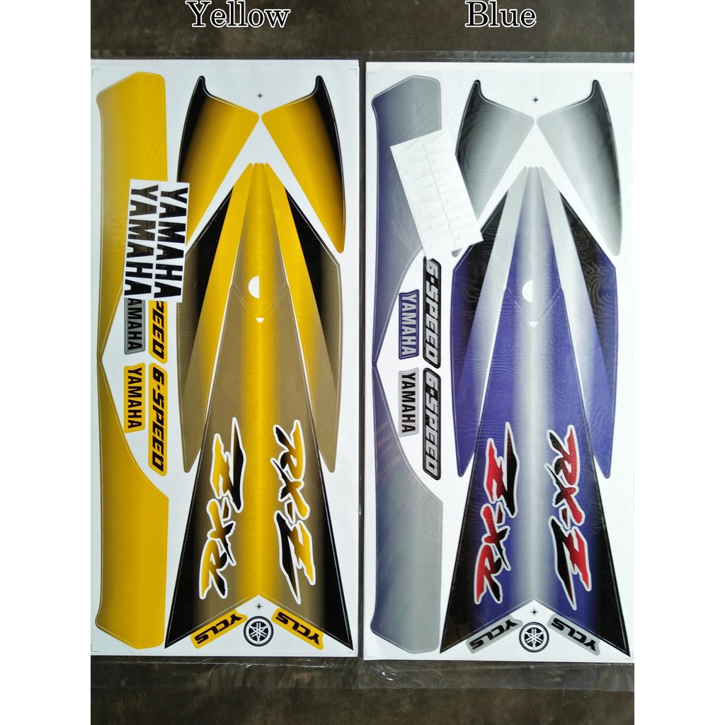 Yamaha RXZ 9 Mili MILLENIUM 6 SPEED Boss Baru Body Sticker Stripe