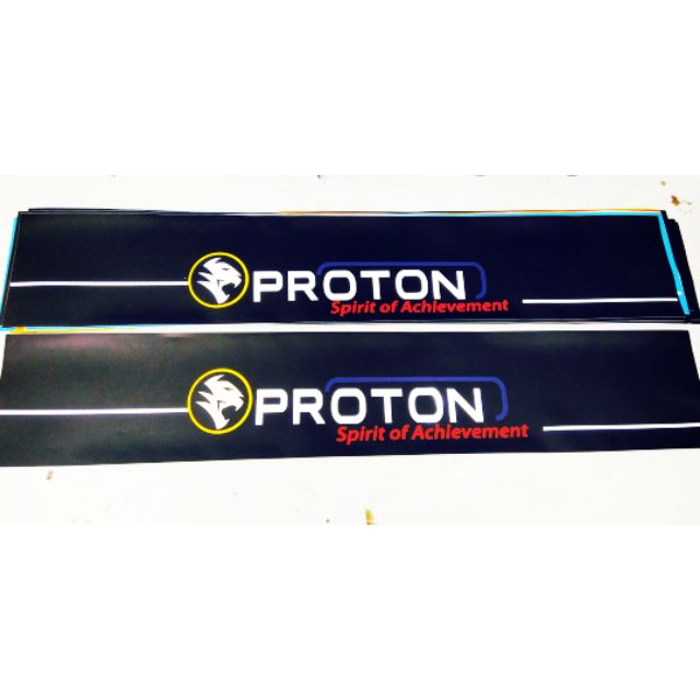 Proton Front Windscreen Windshield Window Sticker Shopee Malaysia