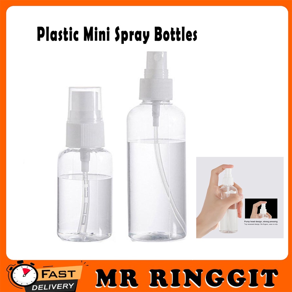 Transparent Empty Spray Mini Bottle Plastic Mini Spray Bottles