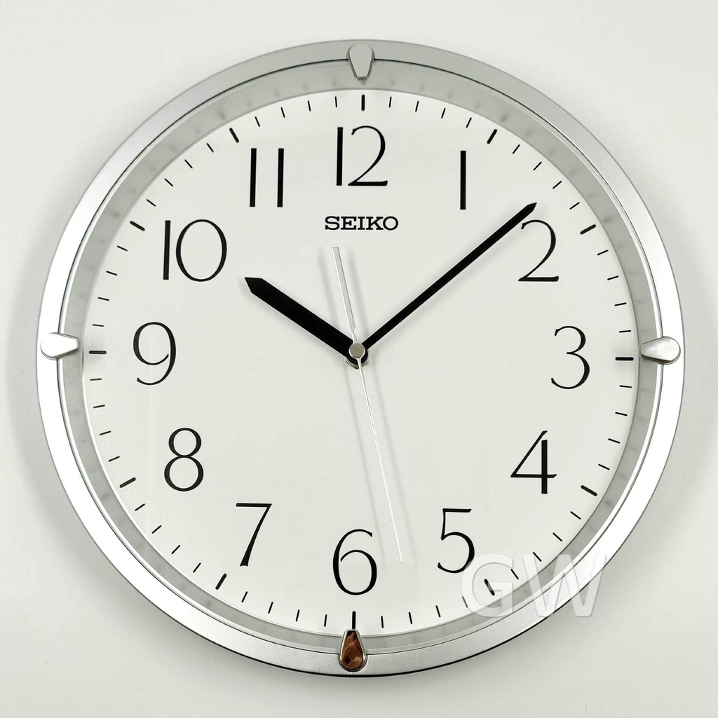 100 ORIGINAL SEIKO Quiet Sweep Analogue Wall Clock QHA007 Jam Dinding