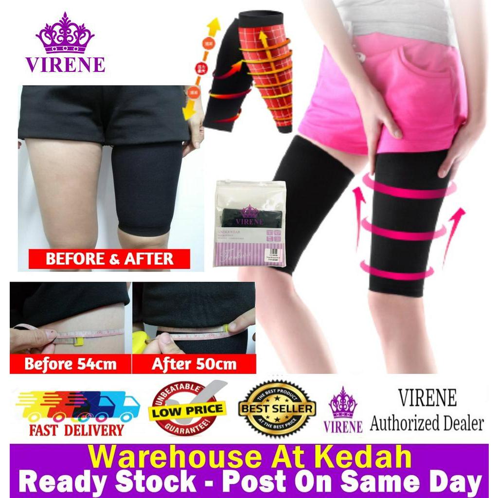 Virene Women Thigh Shaper Pairleg Slimming Sock Burn Fat Leg Trainer