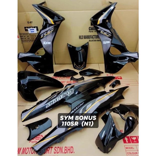 Coverset Hld Sym Sport Bonus Rc Edition Siap Tampal Shopee Malaysia