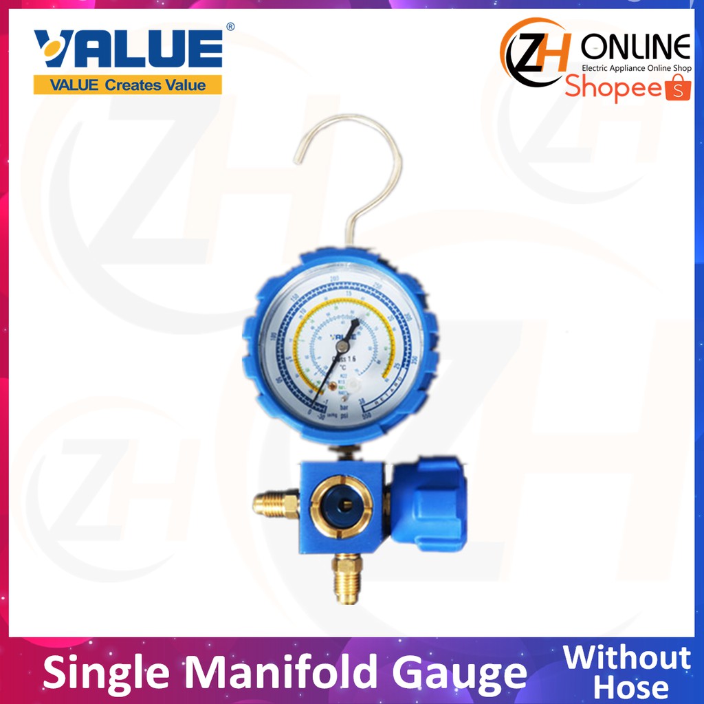 VALUE Manifold Gauge Set Double Single VRM2 B 0701 VMG 2 R410A B