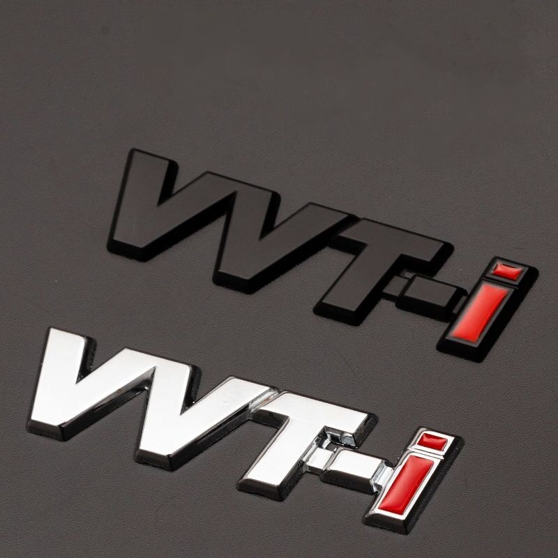 Car Vvti Emblem Metal Vvt I Vvti Logo Sticker For Toyota Camry Corolla