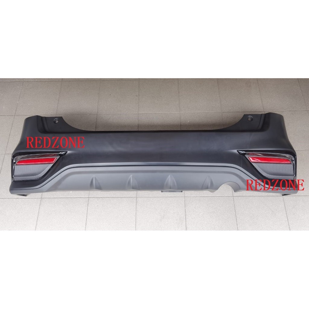 REAR BUMPER SET OEM PERODUA ALZA 2018 REAR BUMPER BUMPER BELAKANG