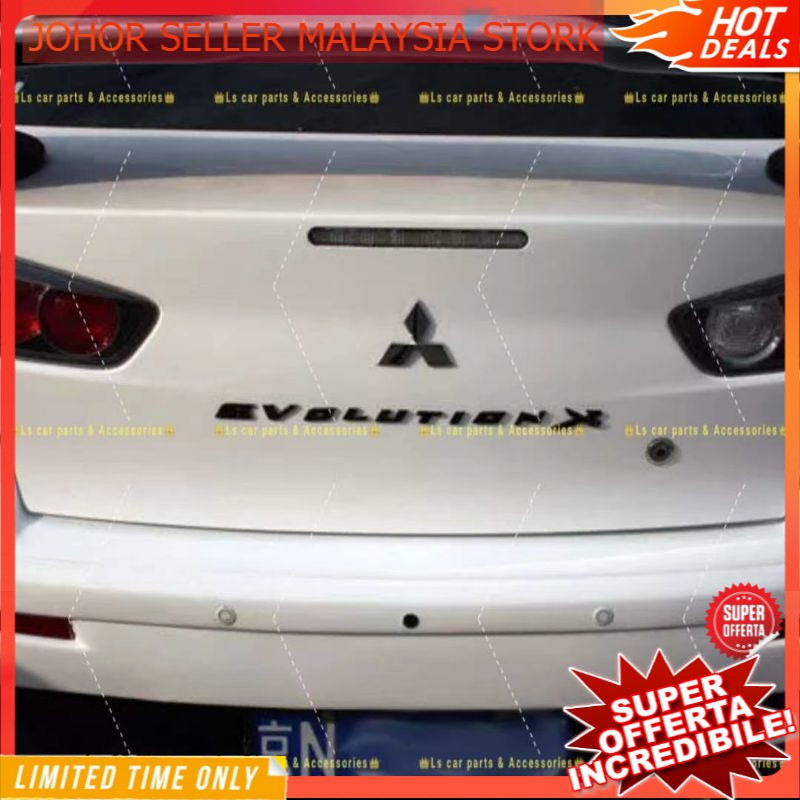 Lancer Evo X Inspira Mivec Rear Bonnet Evolution Sticker D Logo Emblem