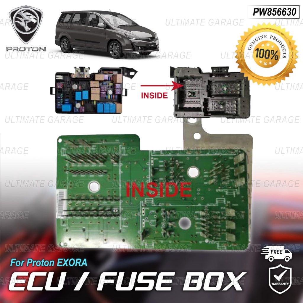 Original Proton Exora CPS CFE Turbo Bold Fuse Box ECU Board PW856630V1