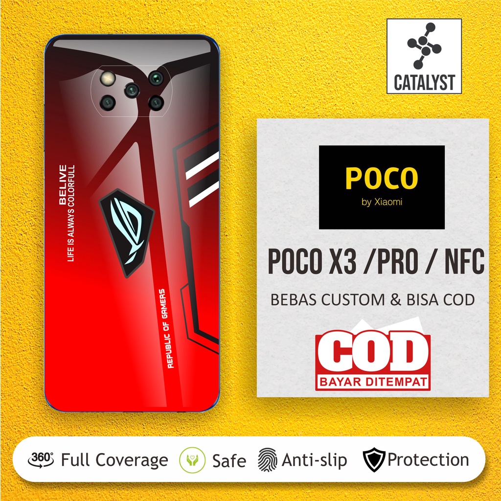 Garskin POCO X3 NFC PRO Premium Skin Case Free Custom Fullbody