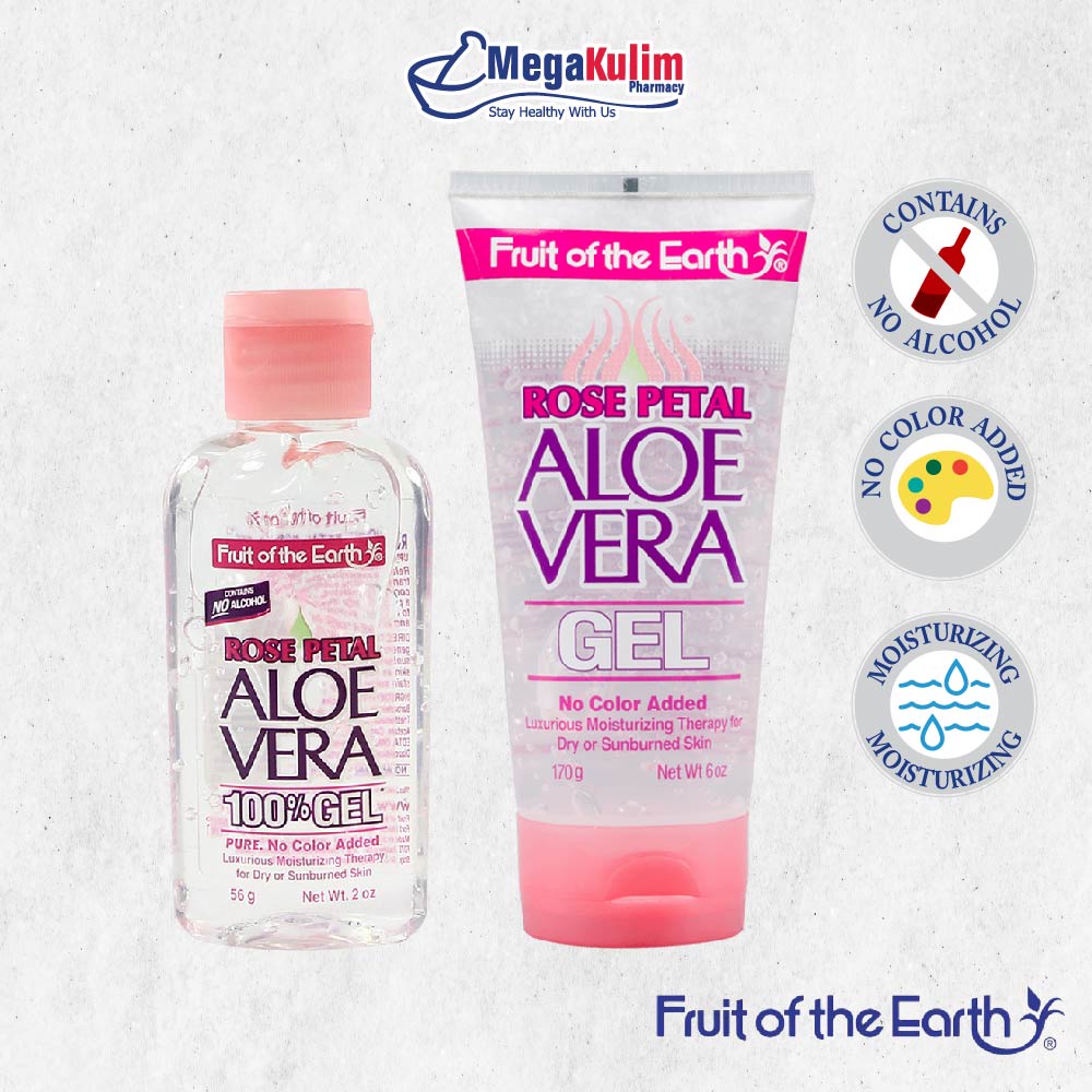 Fruit Of The Earth Aloe Vera Rose Petal Gel G G Shopee Malaysia