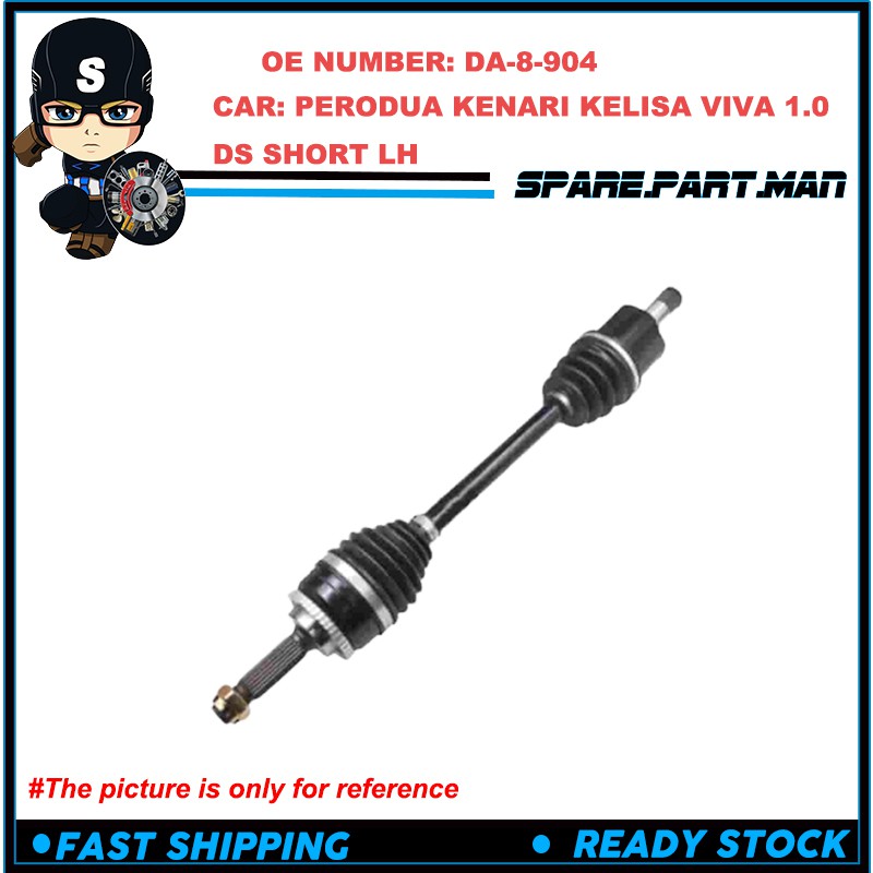 Drive Shaft For Perodua Kenari Kelisa Viva Ds Short Lh Shopee