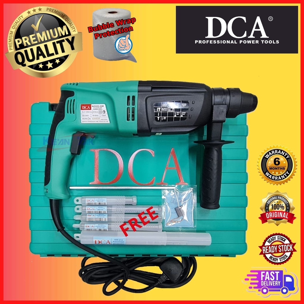 DCA Rotary Hammer Drill AZC05 26B 720w 26mm EUROHIT 950W Rotary Hammer