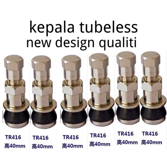 New Designkepala Tubeless Motor Tubeless Valve Qualiti KEPALA