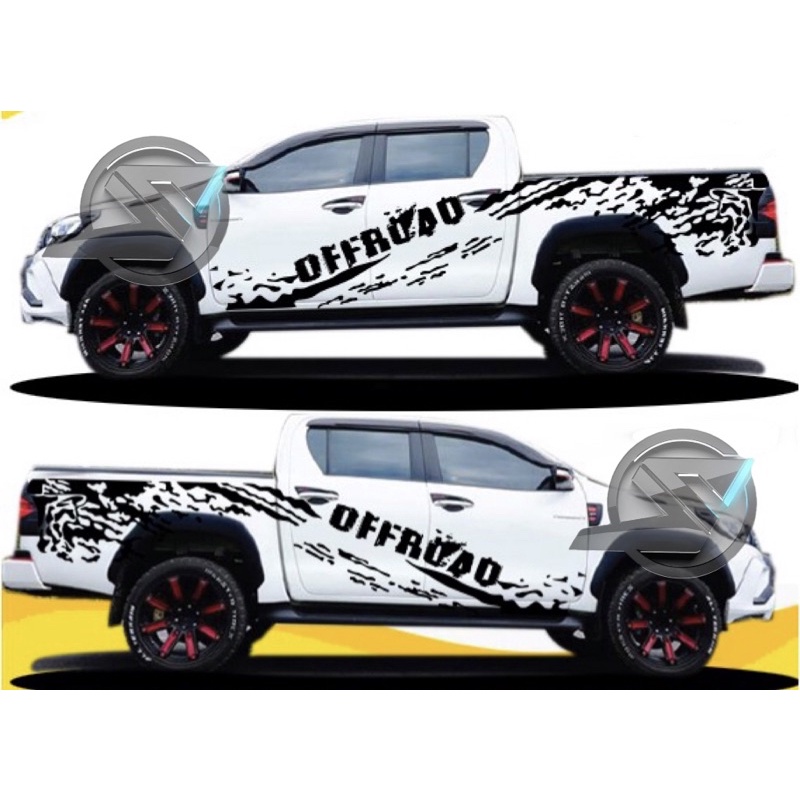 Ready Stock S395 4x4 Car Body Vinyl Decal Sticker For Universal