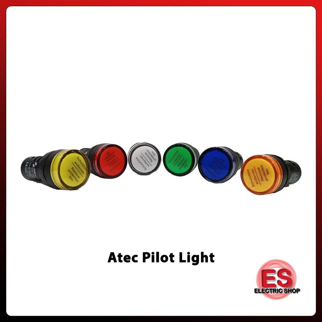 Atec Pilot Light Led Vac Dc Red Blue Green Amber White Ad Ds