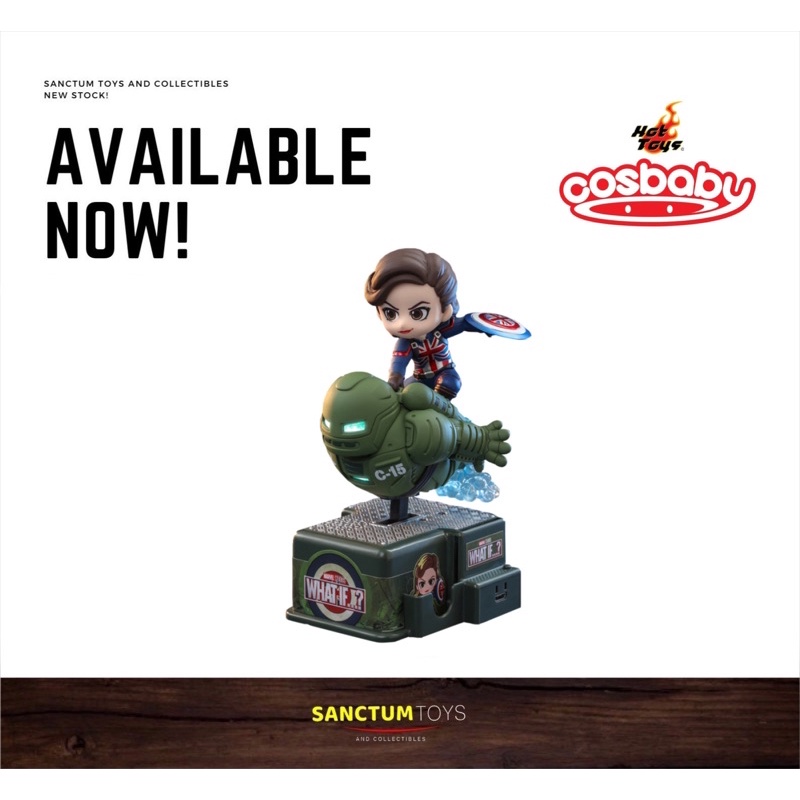 Hot Toys CSRD032 What If Captain Carter CosRider Shopee