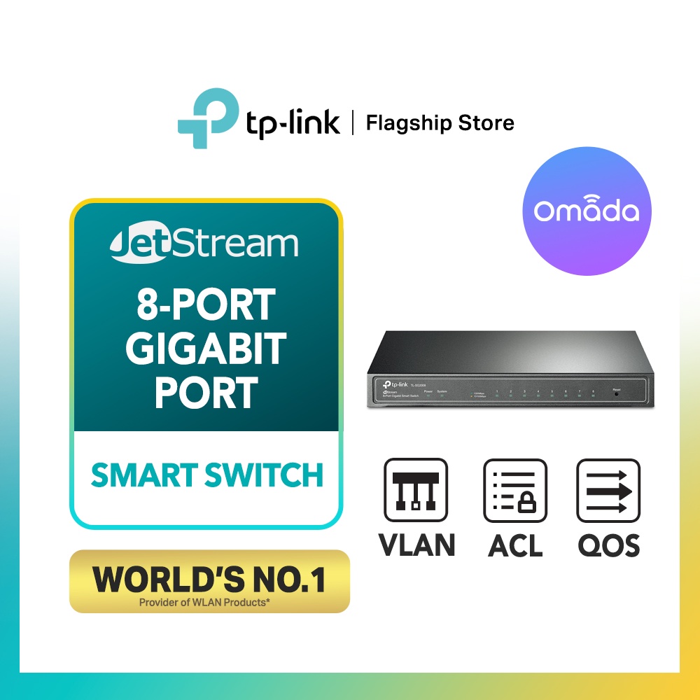 Tp Link Jetstream Port Gigabit Smart Switch Vlan Qos Acl L