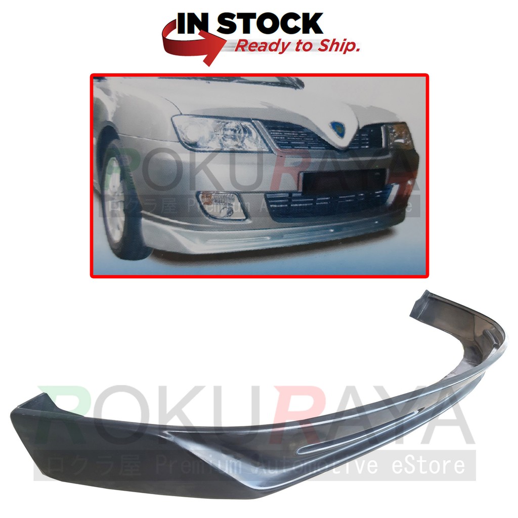 Proton Waja Audi Style Pu Rubber Polyurethane Front Skirt