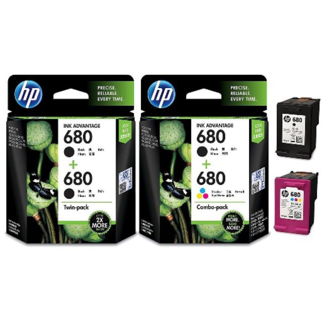 HP 680 HP 678 Black Tri Color Twin Pack Combo Pack HP680 HP678