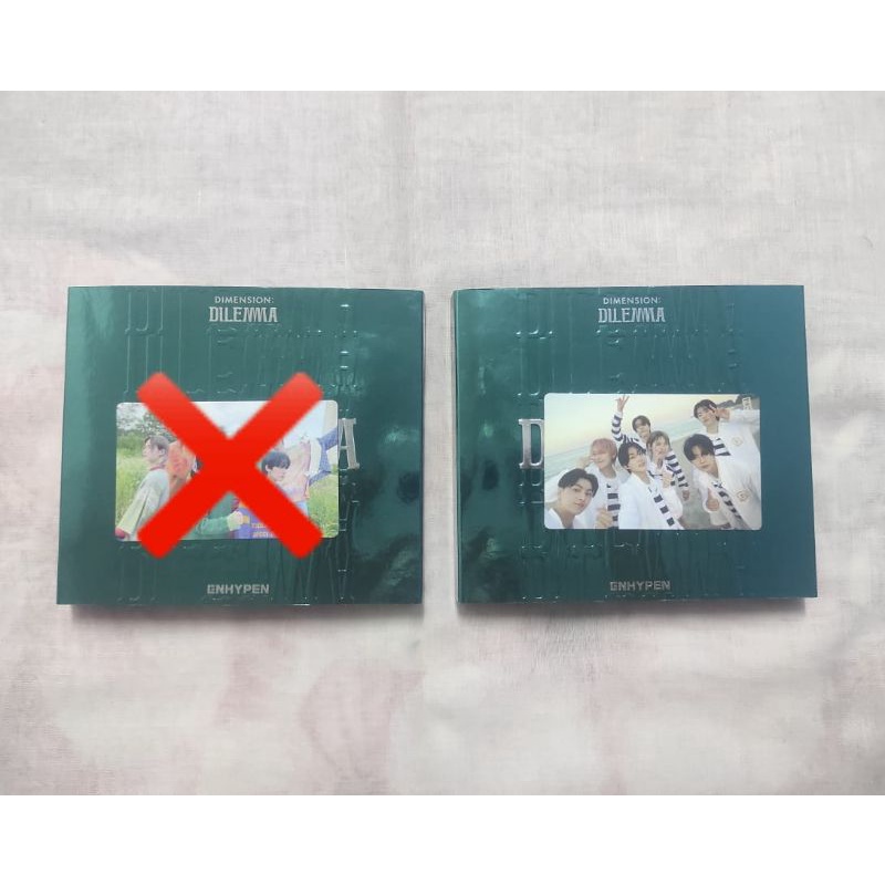 Unsealed Enhypen Dimension Dilemma Essential Ver Shopee Malaysia