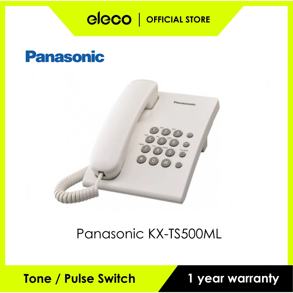 Panasonic Single Line Phone KX TS500ML Shopee Malaysia