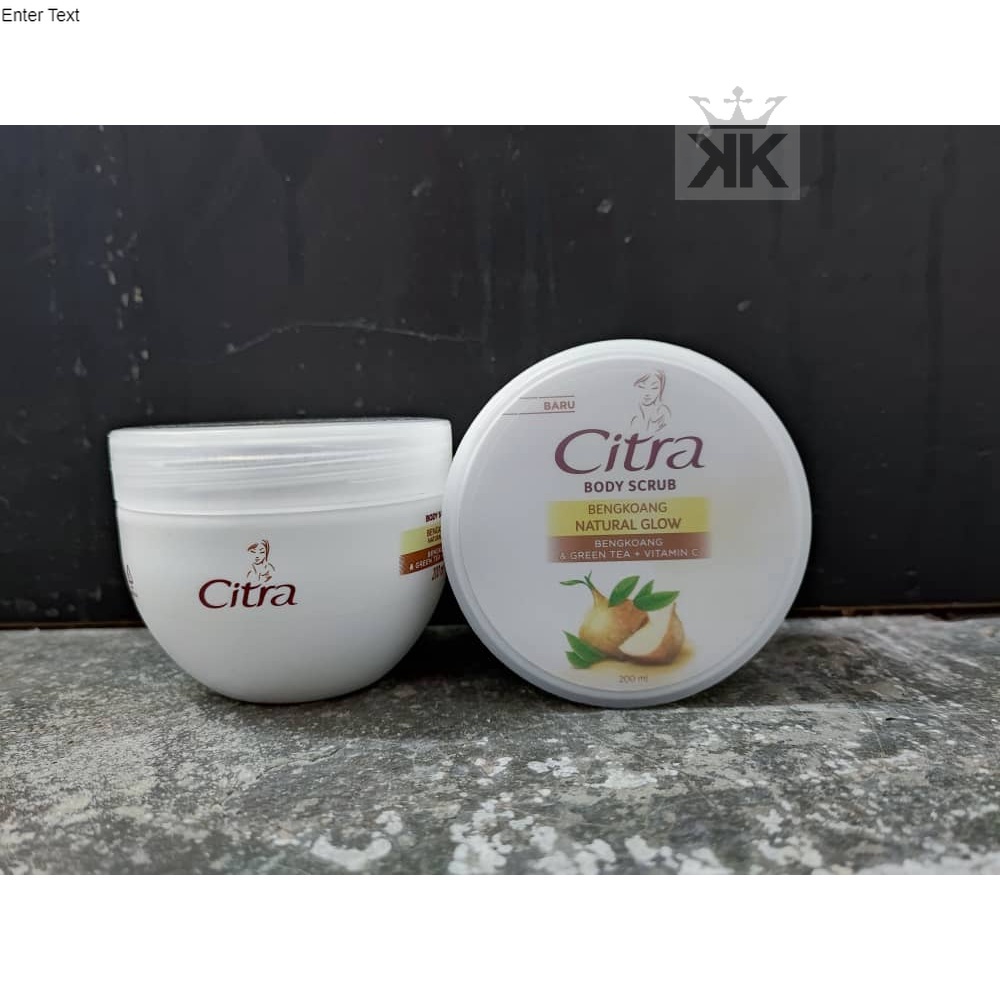 Citra Body Scrub Natural White Bengkoang 200ml Shopee Malaysia