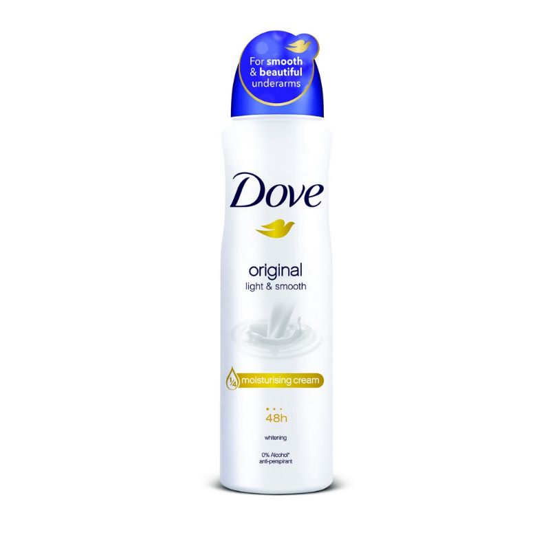 Dove Original Nourished Smooth Spray Deodorant Ml Shopee Malaysia