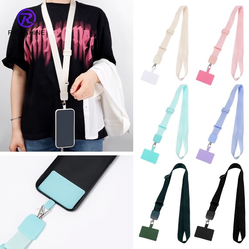 Universal Crossbody Patch Phone Lanyards Adjustable Detachable Neck