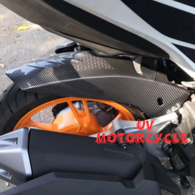 HONDA VARIO150 125 REAR HUGGER BLACK CARBON REAR INNER FENDER VARIO