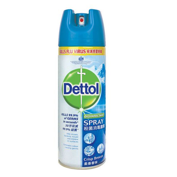 Dettol Disinfectant Spray Crisp Breeze Morning Dew Ml Shopee Malaysia