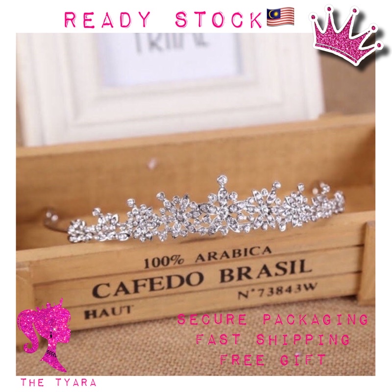 Malaysia Ready Stock Crown Pengantin Tiara Pengantin Crown Tunang