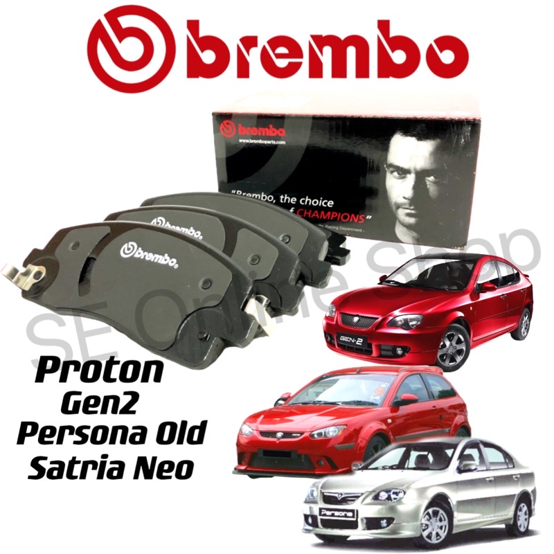 Brembo Proton Gen2 Satria Neo Persona Old Front Disc Brake Pads Brembo