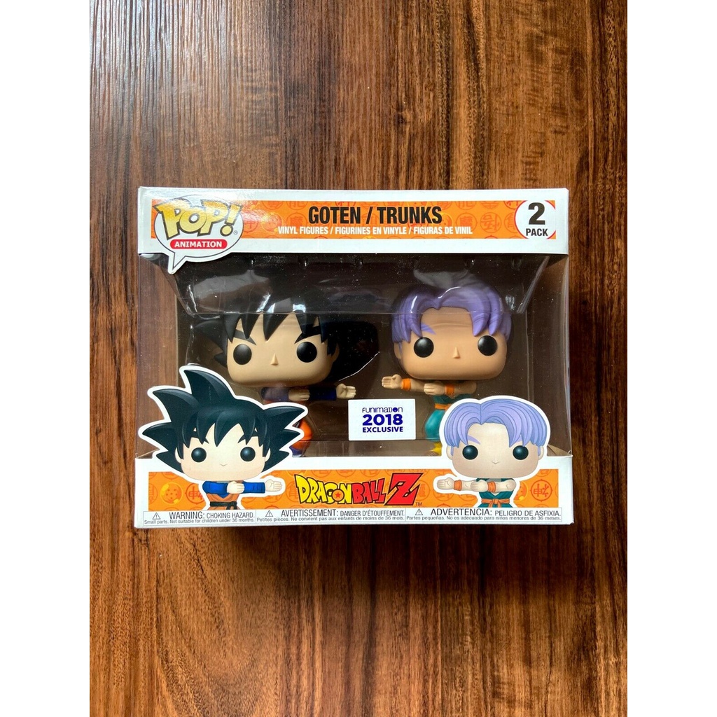 Funko Pop Animation Dragon Ball Z Goten Trunks Pack Funimation