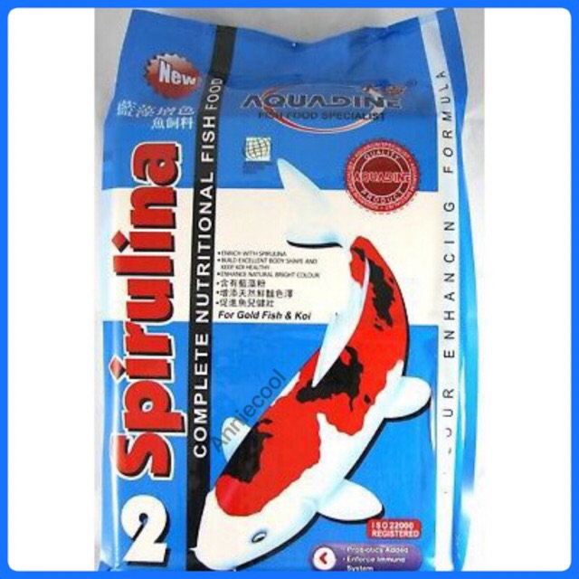 AQUADINE SPIRULINA KOI FISH PELLET 5kg Shopee Malaysia