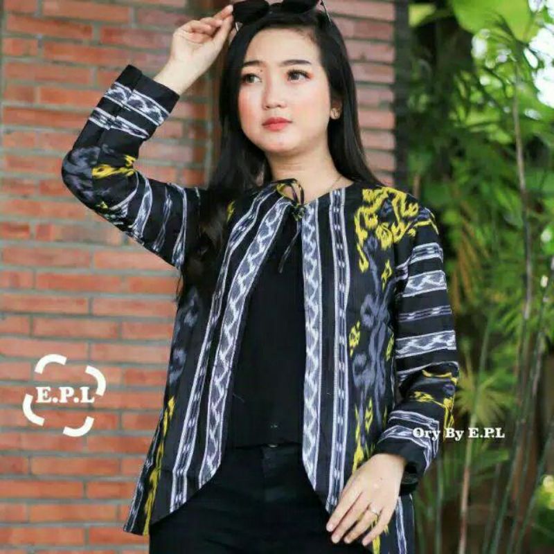 Outer Vest Uniform Bolero Quality Batik Motif Songket No Inner