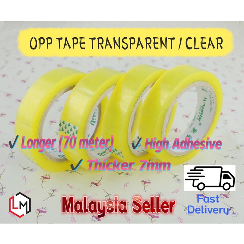 Opp Packaging Clear Tape Cello Transparent Cellophane Packaging