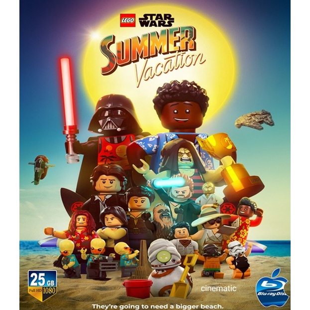 Blu Ray Movie Cartoon Lego Star Wars Summer Vacation 2022 DTS 5 1