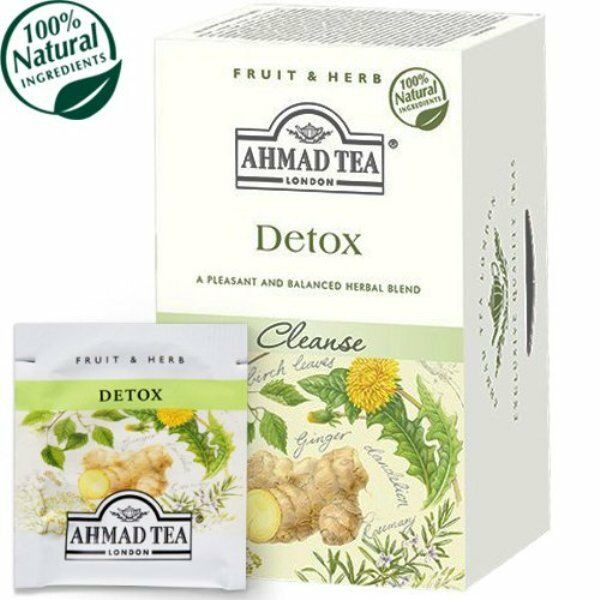 Ahmad Tea Detox Cleanse 20 Teabags Shopee Malaysia