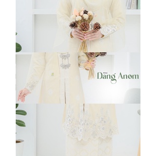 Bridal Set Baju Kebaya Dang Anom In Cream Nikah