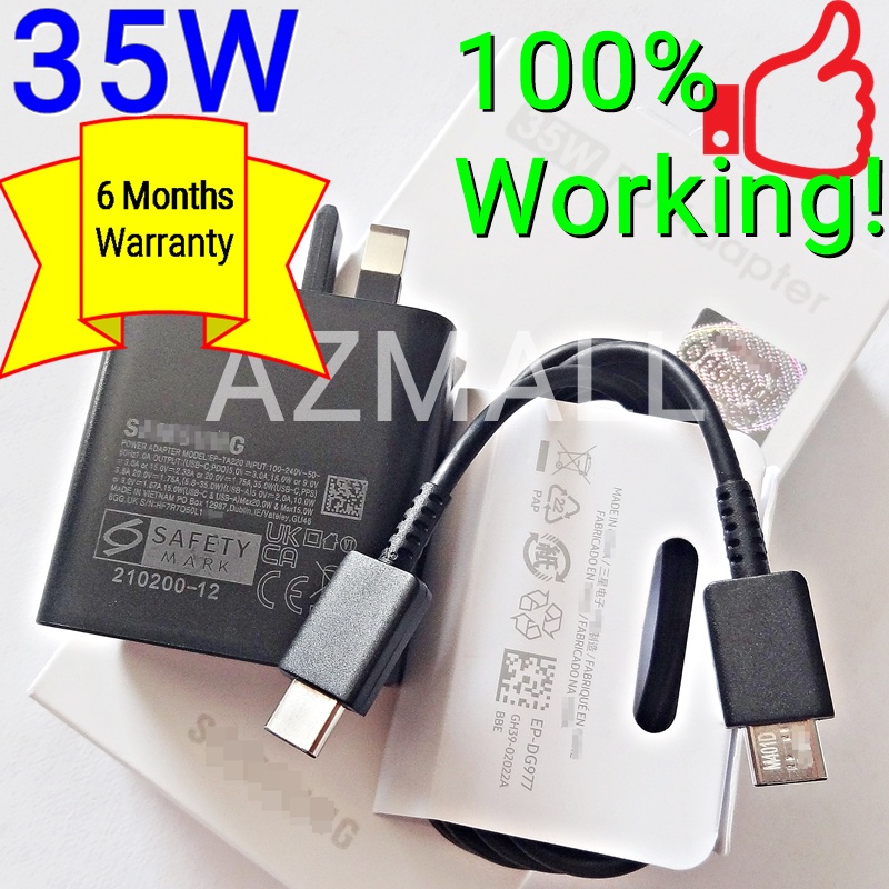 W Super Fast Charging Adapter Duo Usb C Charger Pd Cable For