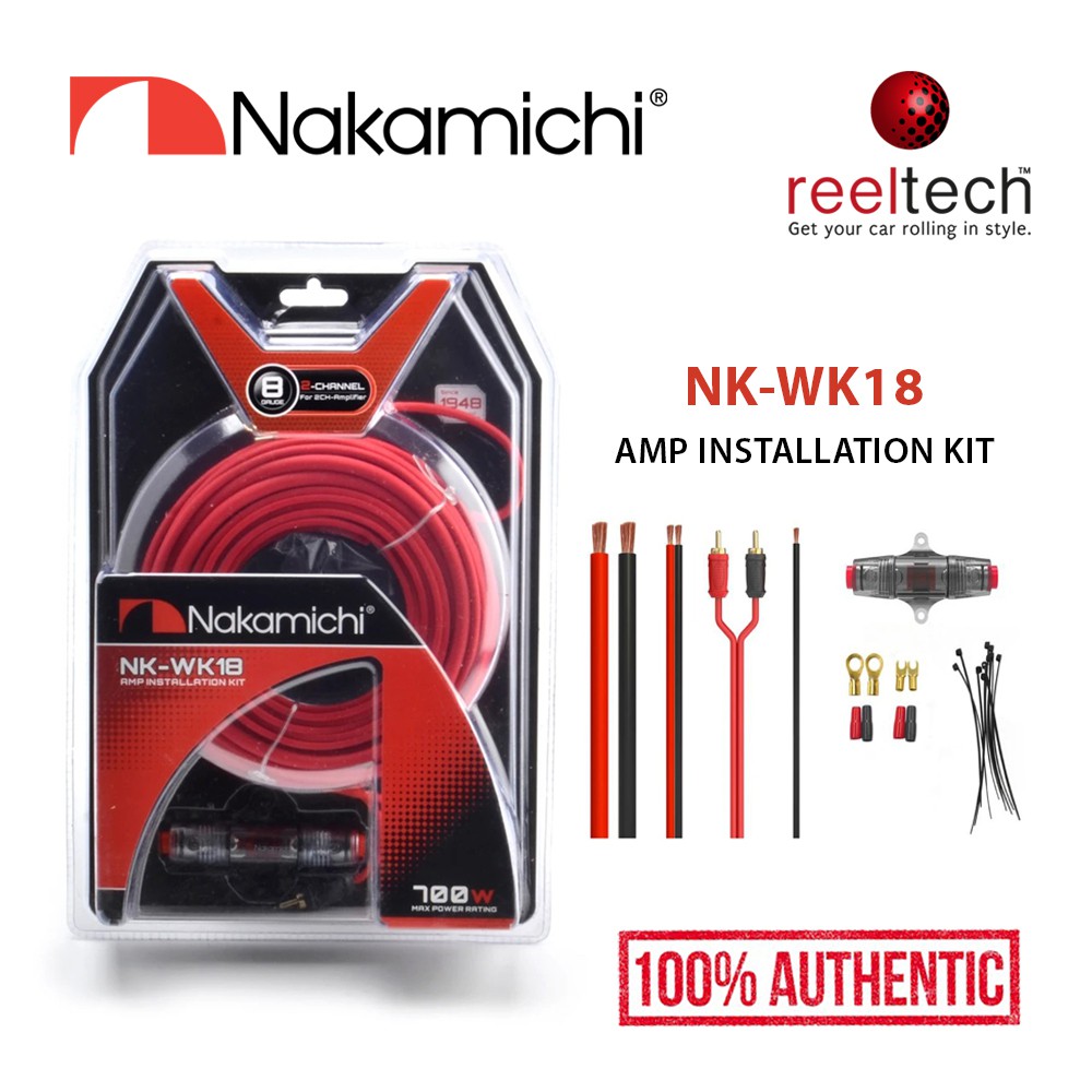 Nakamichi Nk Wk Amplifier Installation Kit Ga Wiring Channel