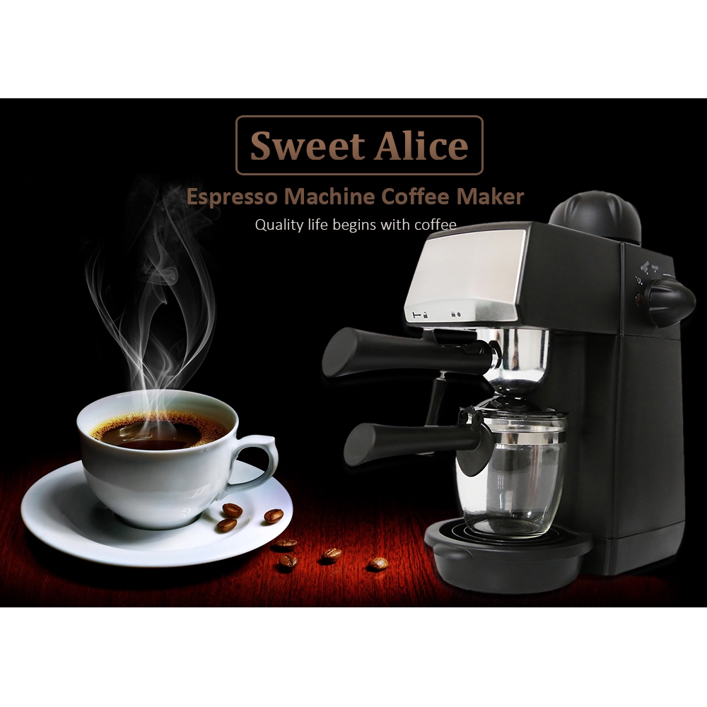 Ml Steam Type Espresso Cappuccino Latte Machine Coffee Maker Mesin